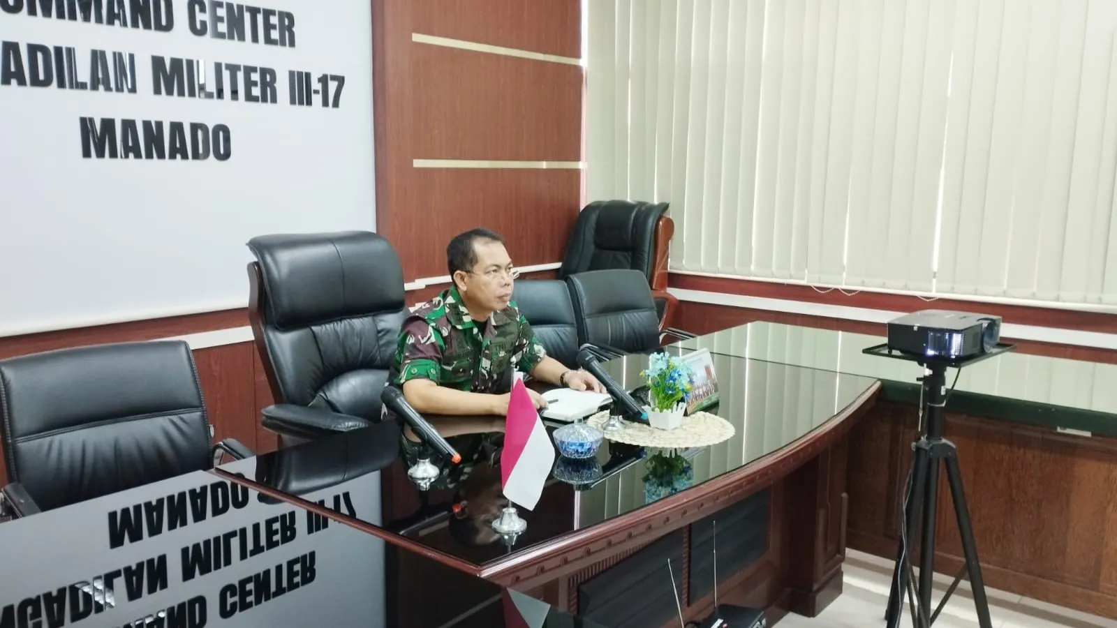 KEPALA PENGADILAN MILITER III-17 MANADO MENGIKUTI SOSIALISASI DARI MAHKAMAH AGUNG